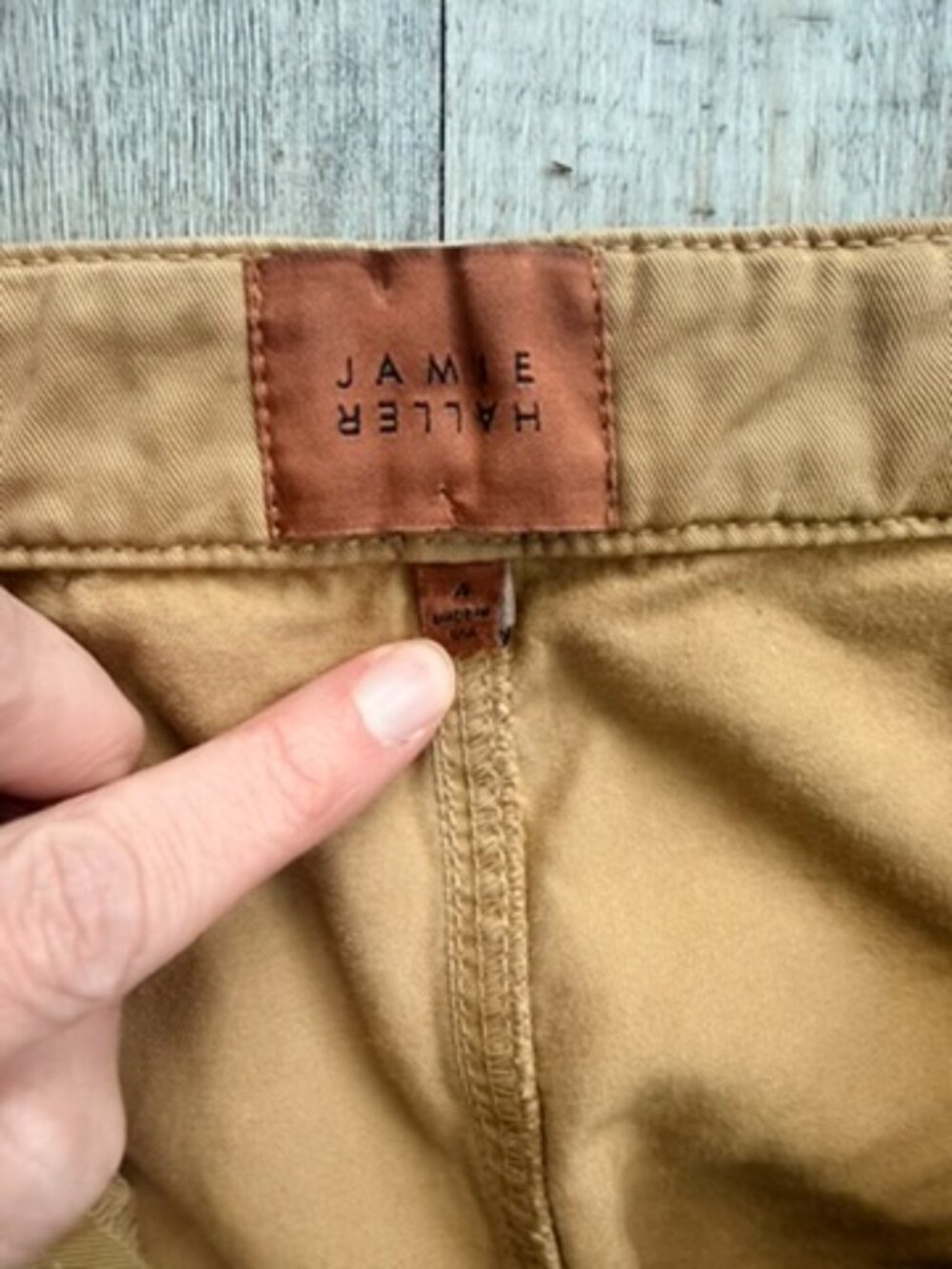 Jamie Haller Karate pants sz 4 Tan, like NEW - Picture 2 of 8